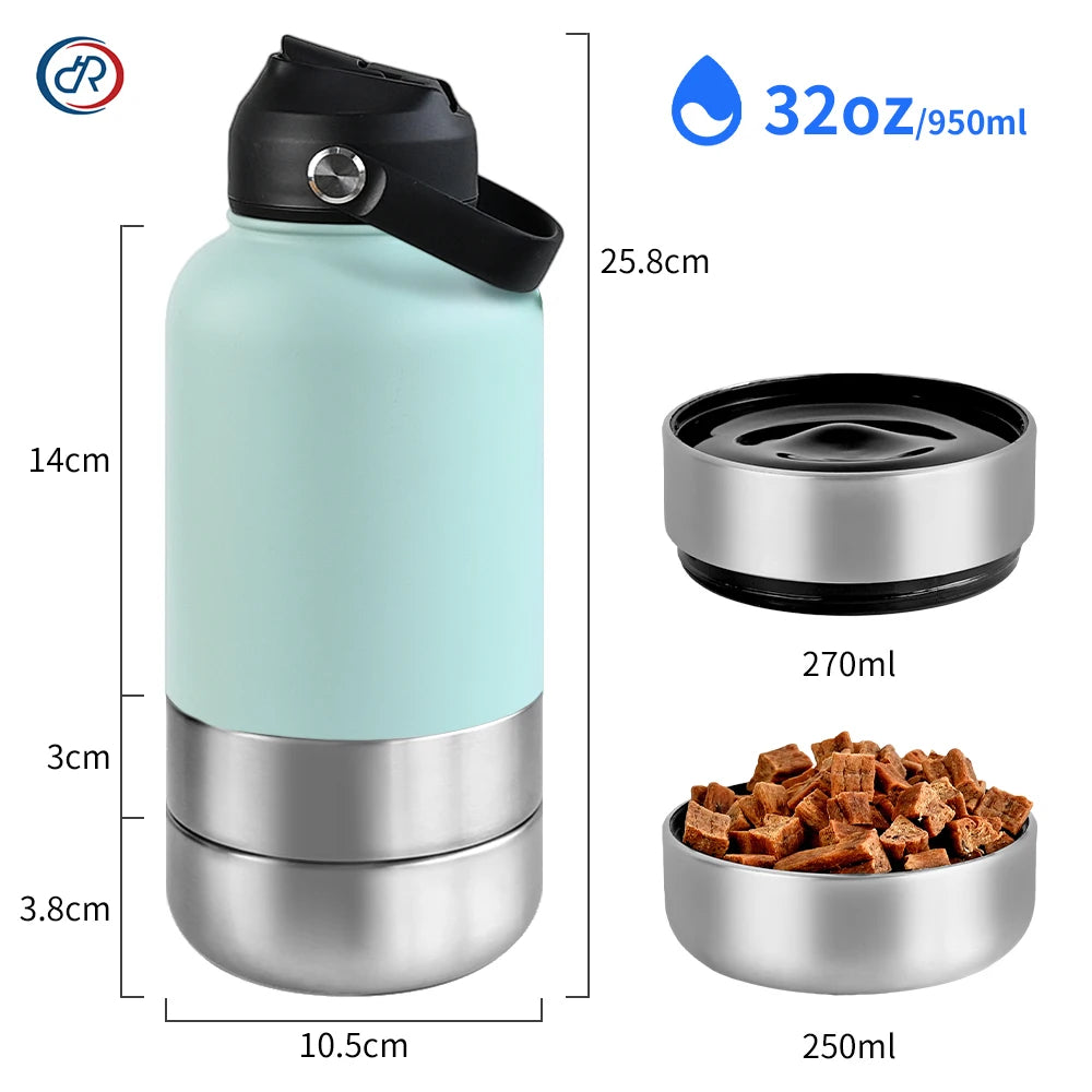 Stainless Steel Travel Food/Water Bottle