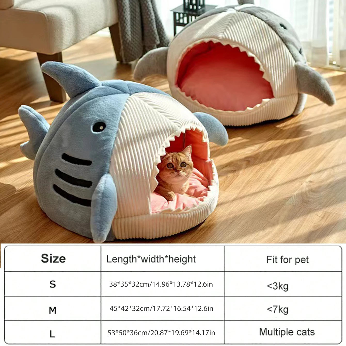 Shark Pet Bed