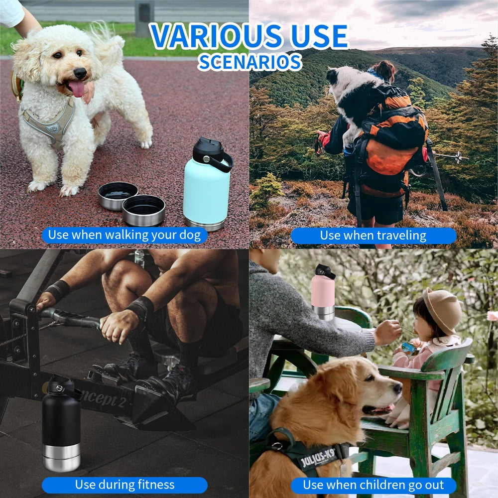 Stainless Steel Travel Food/Water Bottle