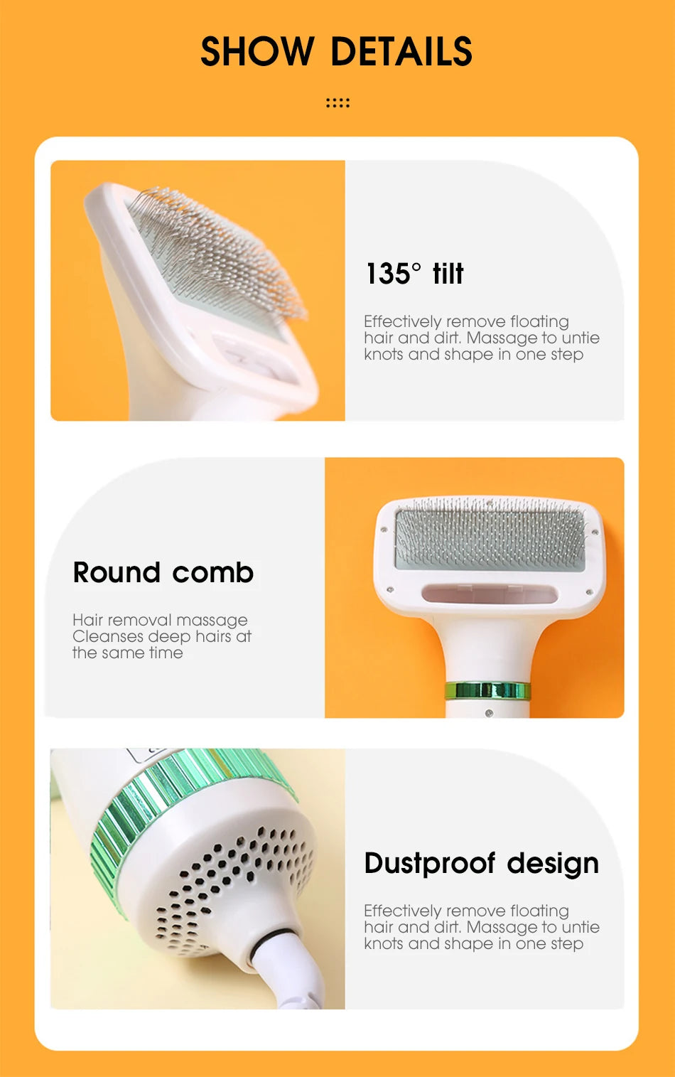 2 in 1 Pet Hair Dryer